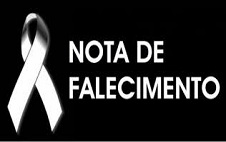 nota de falecimento imagem