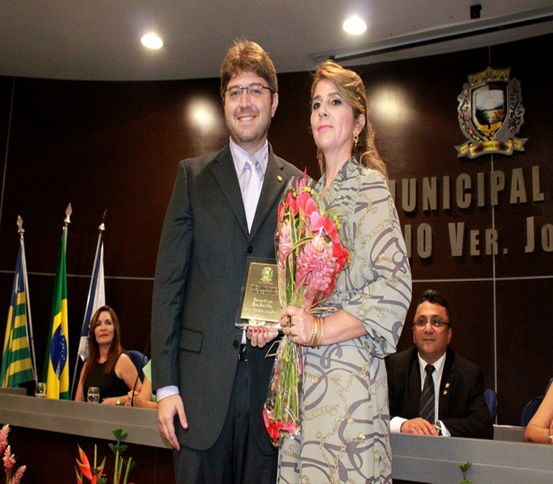 Rodrigo e a Homenageada 1